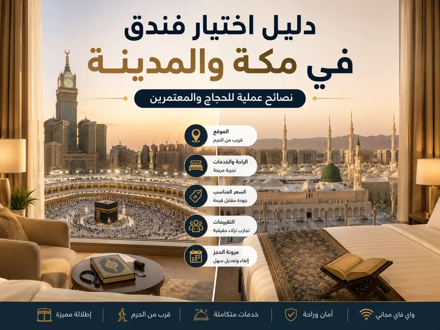 Choosing a Hotel in Makkah and Madinah: A Practical Guide for Pilgrims