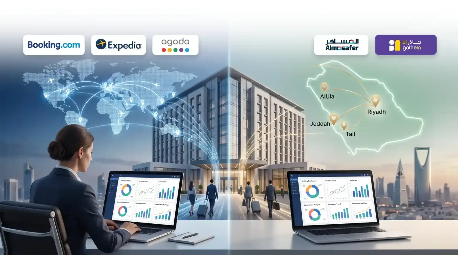 Gathern vs Almosafer vs International OTAs: Why Local Platforms Are Winning Saudi Hosts and Guests