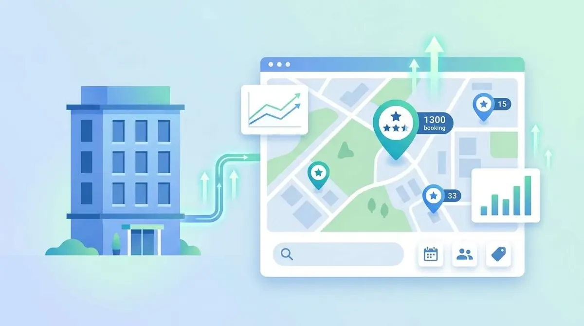 كيفية زيادة حجوزات الفنادق من Google: دليل شامل لزيادة الظهور على Google Maps وGoogle Hotel Ads