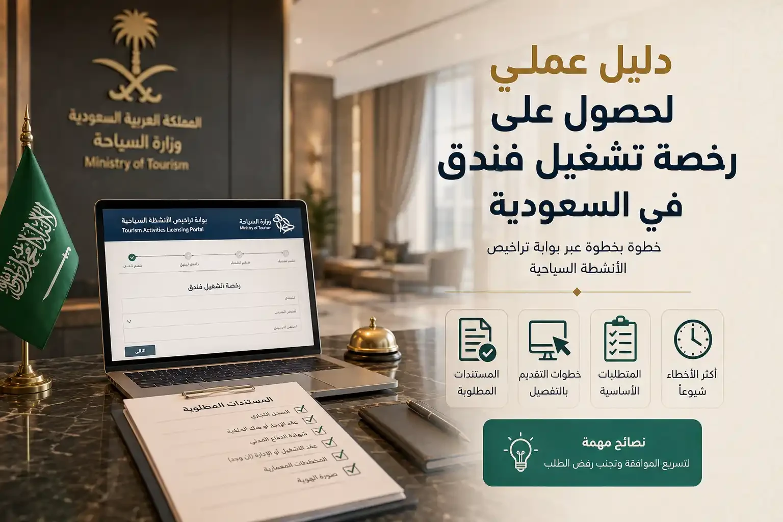 How to Get a Hotel Operating License in Saudi Arabia: Complete Steps & Required Documents